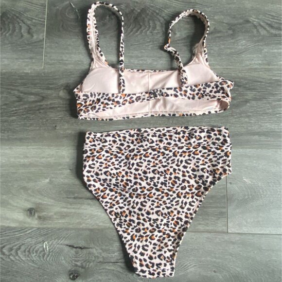 Xhilaration Womens Animal Print 2 Pc Bikini Swimming Suit-S/M-GUC - Picture 5 of 9